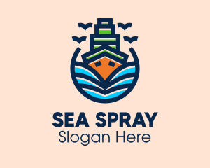 Big Boat Ship logo design