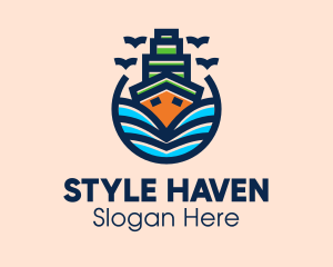 Big Boat Ship logo design