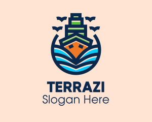 Big Boat Ship logo design