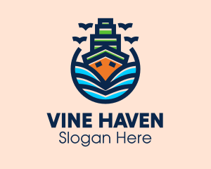 Big Boat Ship logo design