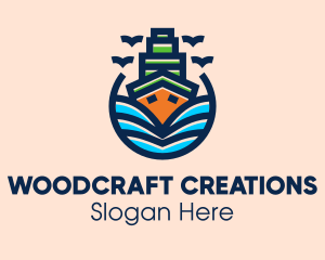 Big Boat Ship logo design