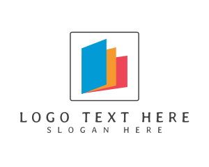 Book - Abstract Book Library logo design