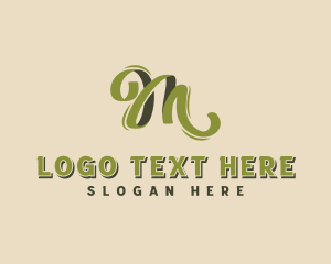 Stylist - Creative Calligraphy Letter M logo design