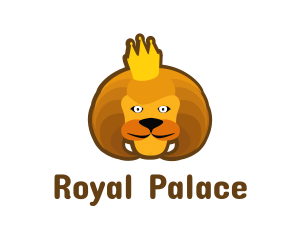 Royal Lion Cartoon logo design