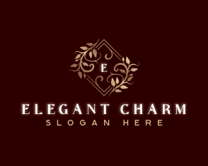 Elegant Vine Garden logo design