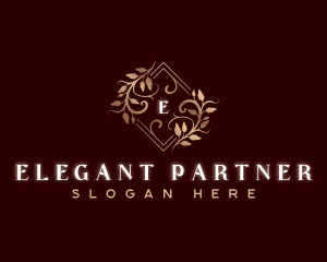 Elegant Vine Garden logo design