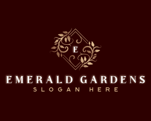 Elegant Vine Garden logo design