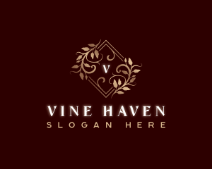 Elegant Vine Garden logo design