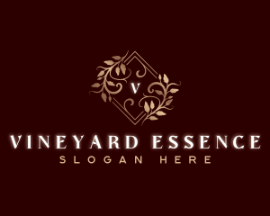 Elegant Vine Garden logo design