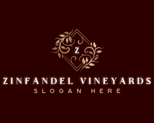 Elegant Vine Garden logo design