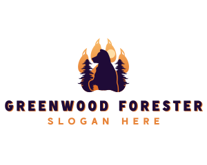 Bear Paw Forest logo design