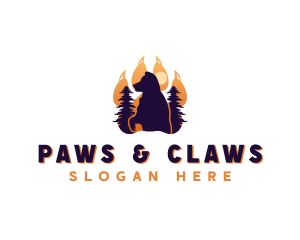 Bear Paw Forest logo design