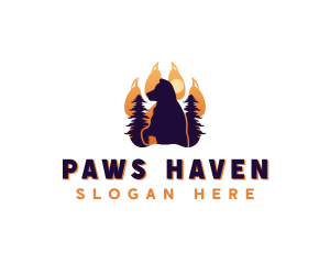 Bear Paw Forest logo design