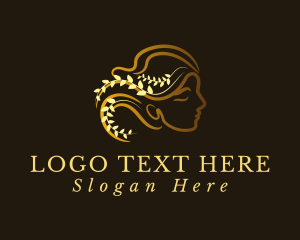 Designer - Golden Luxury Goddess logo design