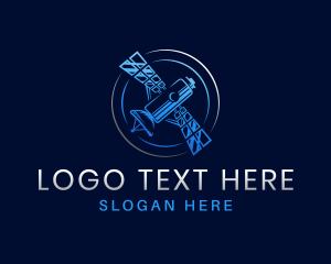 Network - Satellite Network Technology logo design