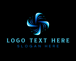 Propeller - Wind Propeller Fan logo design