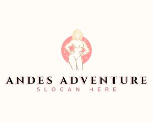 Sexy Woman body Logo