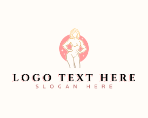 Sexy Woman body Logo