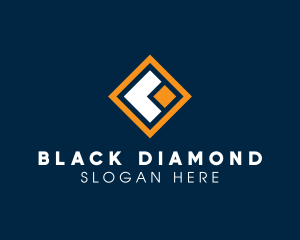 Tech Business Diamond logo design