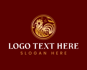 Zodiac - Rooster Chinese Zodiac logo design