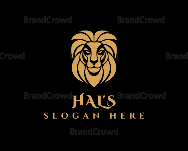 Premium Wild Lion Logo