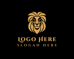 Wildlife - Premium Wild Lion logo design