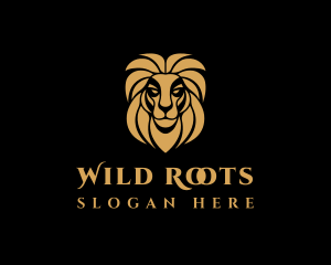 Premium Wild Lion  logo design