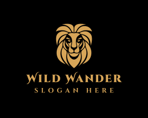 Premium Wild Lion  logo design