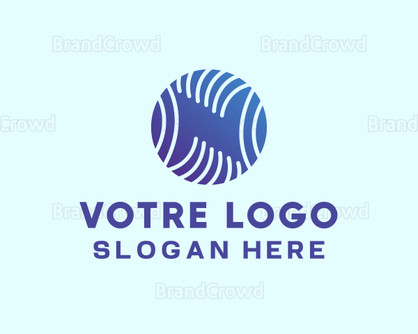 Modern Digital Letter N Business Logo