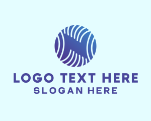 Web Security - Modern Digital Letter N Business logo design