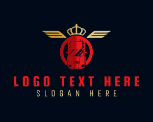 Racing - Luxury Wings Automotive logo design