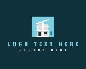 Village - Modern Architecture Home logo design