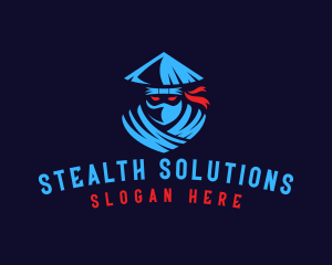 Stealth - Ninja Warrior Character logo design