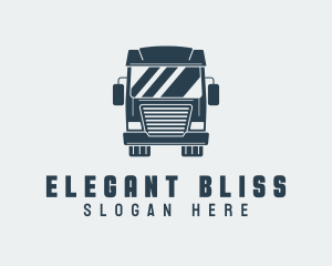 Movers - Logistics Cargo Truck logo design