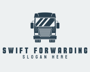 Logistics Cargo Truck logo design