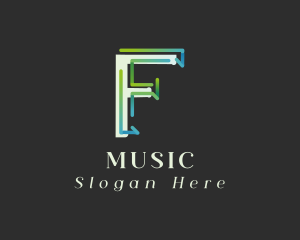 App - Gradient Modern Letter F logo design