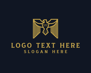Quality - Falcon Eagle Letter M logo design