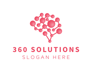 Pink Brain Science logo design