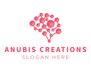 Pink Brain Science logo design