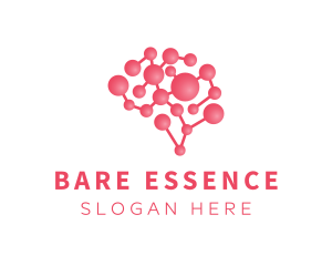 Pink Brain Science logo design