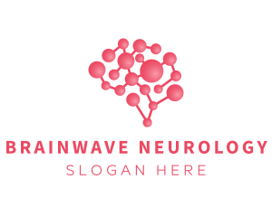 Neurology - Pink Brain Science logo design