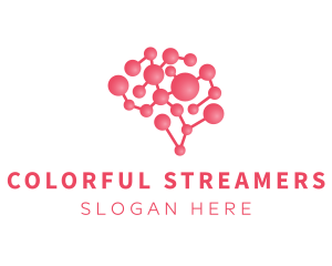 Pink Brain Science logo design