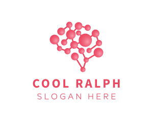 Pink Brain Science logo design