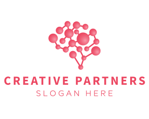 Pink Brain Science logo design