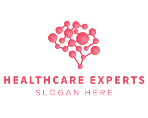 Pink Brain Science logo design