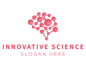 Science - Pink Brain Science logo design