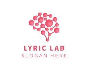 Pink Brain Science logo design