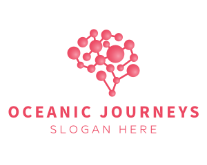 Pink Brain Science logo design