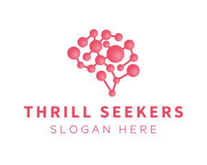 Pink Brain Science logo design