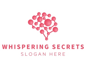 Pink Brain Science logo design